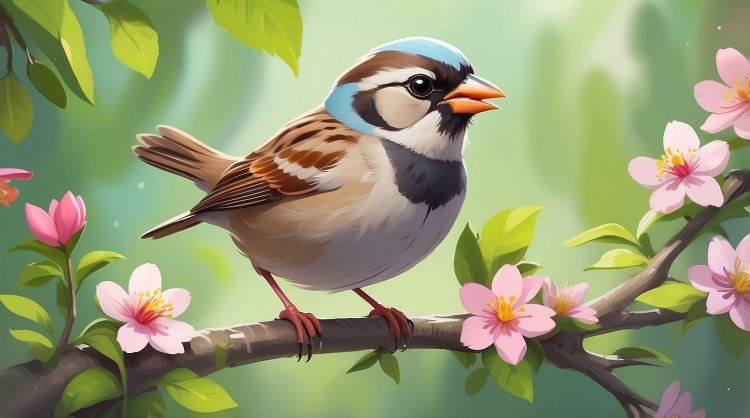 Sparrow Pip and His Spring Songs