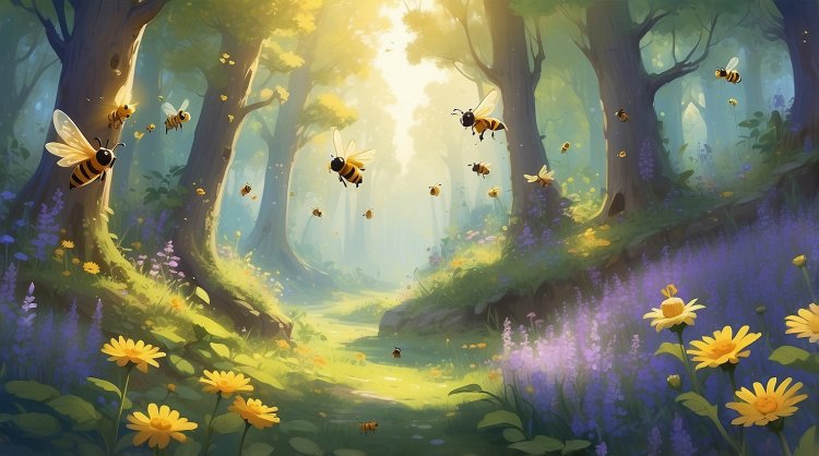 How the Fairy Taught the Bees to Make Honey