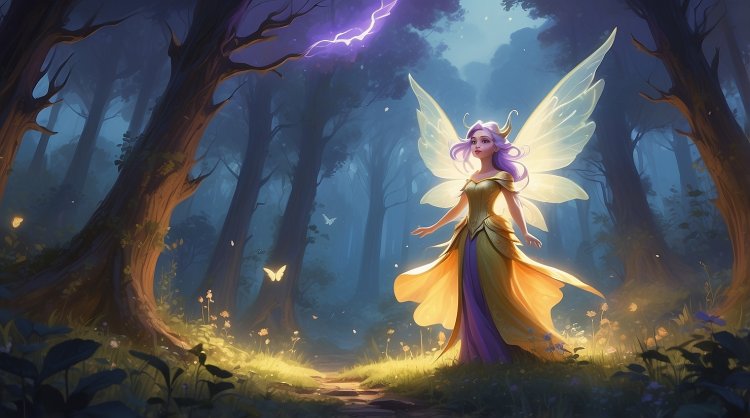 How the Fairy Saved the Forest from Dark Clouds