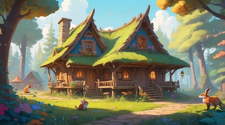 The Little House – A Russian Folk Tale About Friendship and Teamwork